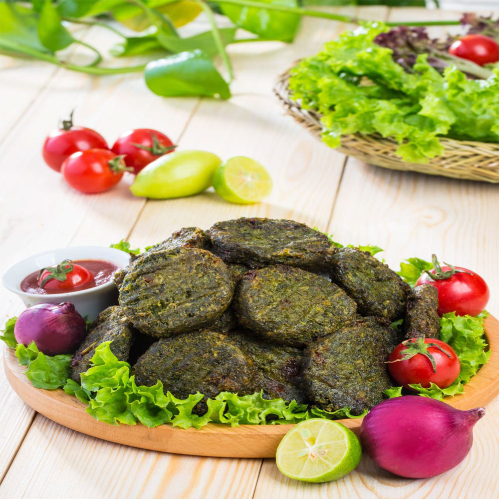 Herb-infused cutlet with a crispy golden crust, ideal for light meals