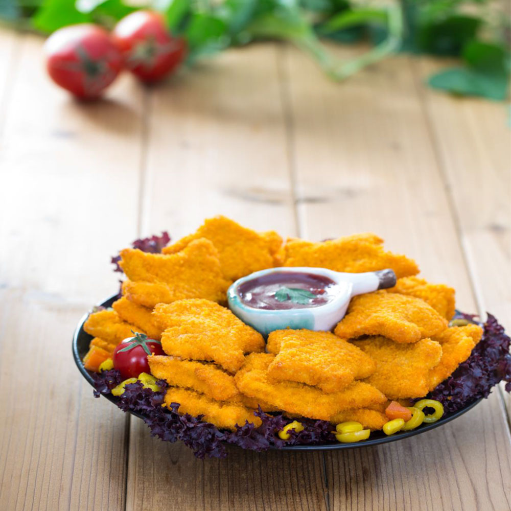 Fun and crispy star-shaped nuggets, perfect for kids and snacks